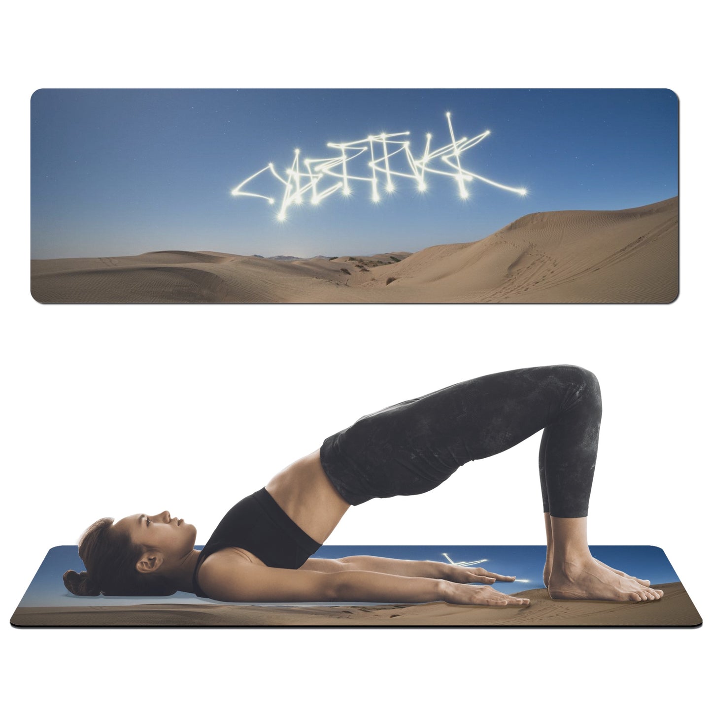 Desert Wasteland - 4mm Rubber Yoga Mat