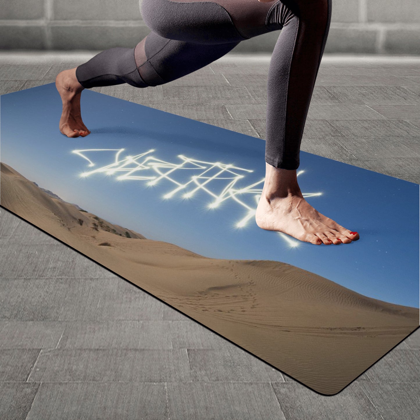 Desert Wasteland - 4mm Rubber Yoga Mat