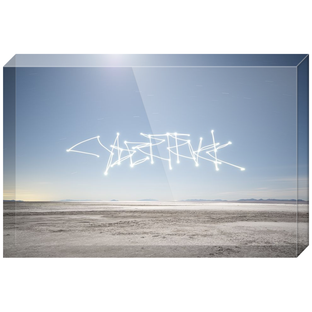 Uninhabited Salt Flats - Acrylic Blocks