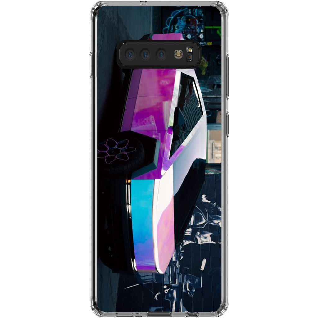 Multicolor Wrapped Tesla Cybertruck - Phone Cases