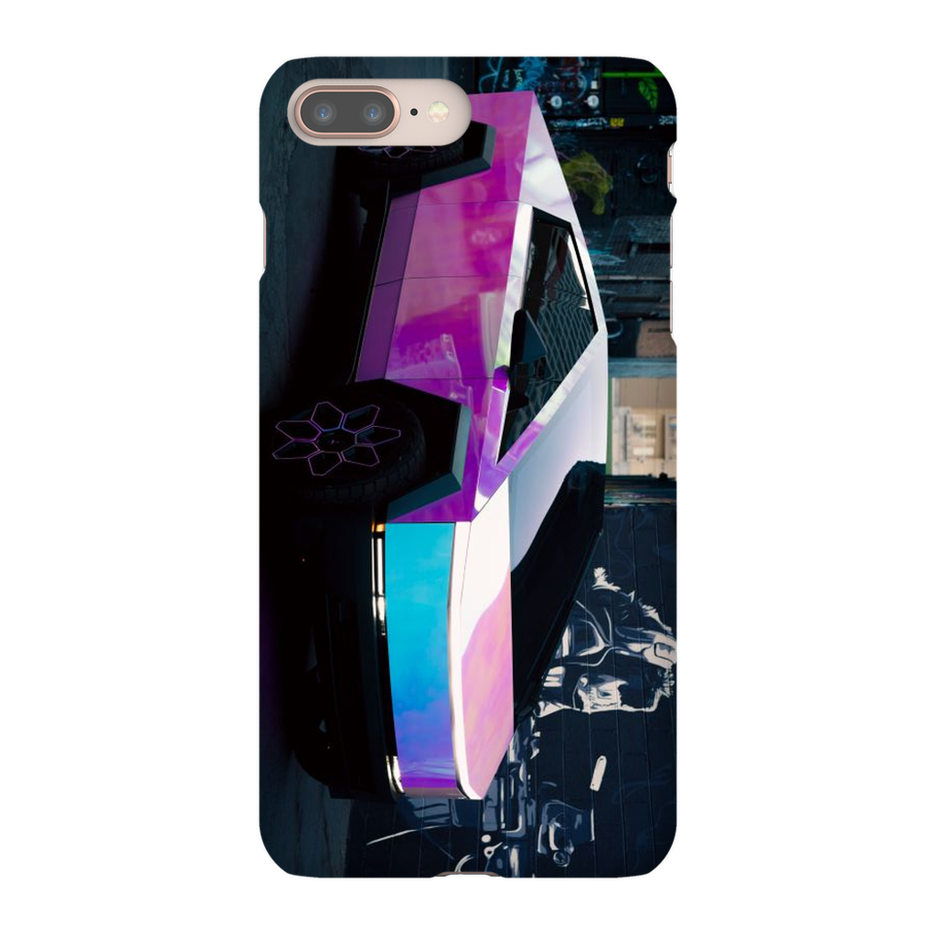 Multicolor Wrapped Tesla Cybertruck - Phone Cases