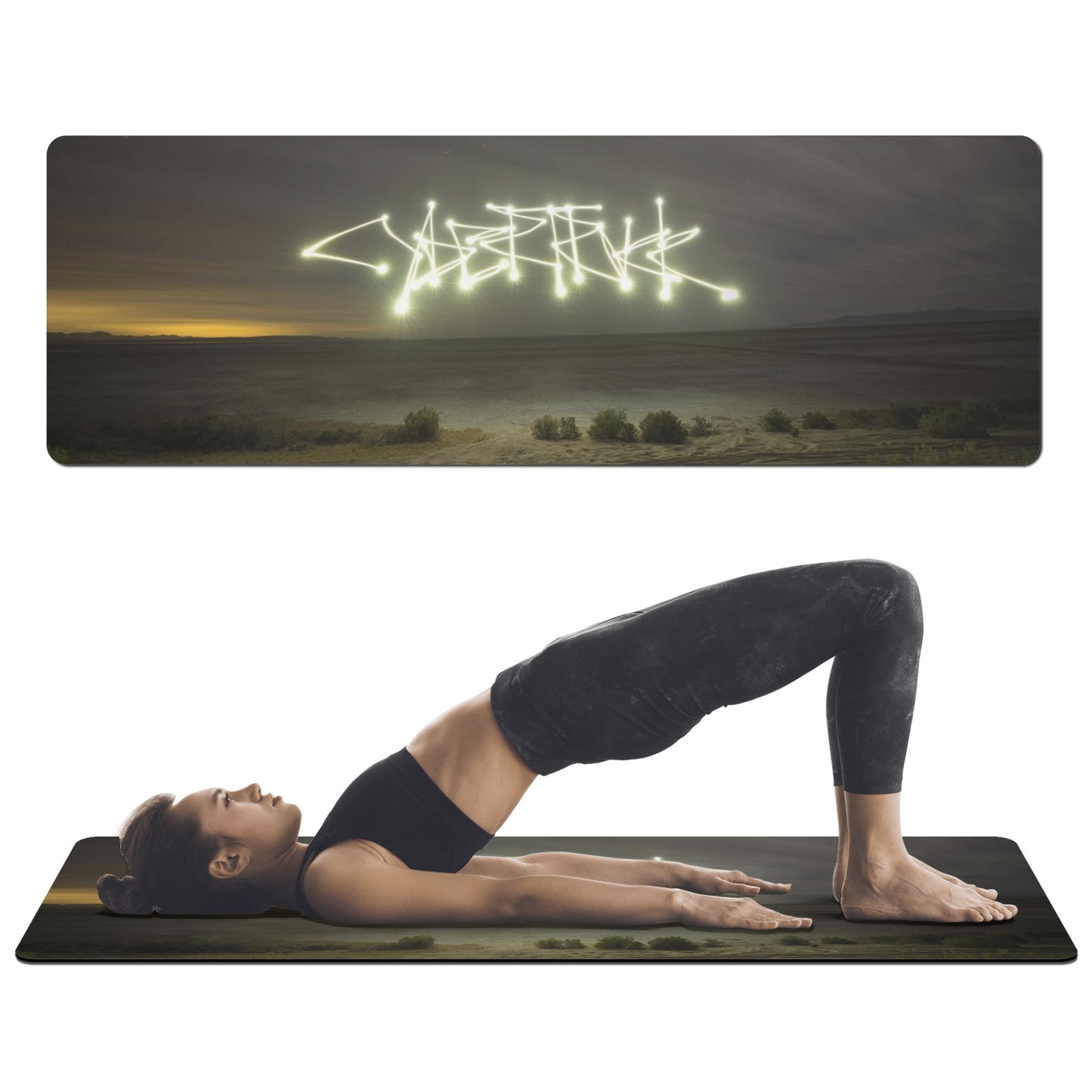 Edge of The High Desert - 4mm Rubber Yoga Mat