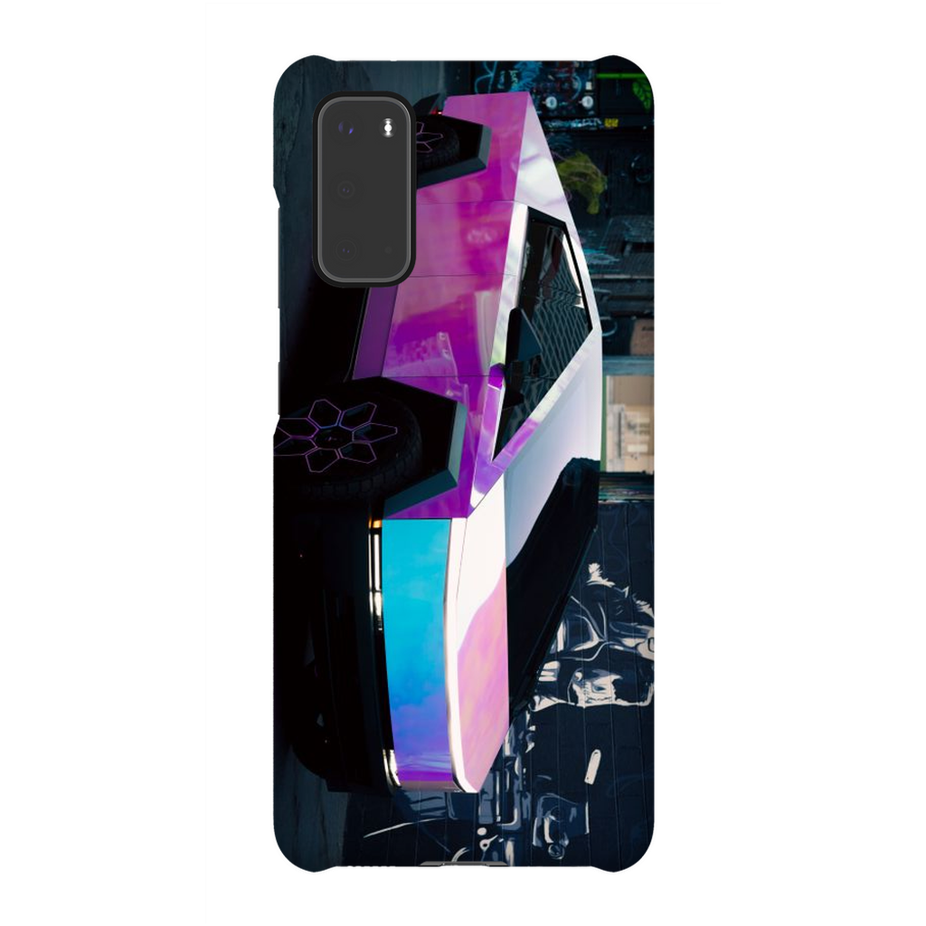 Multicolor Wrapped Tesla Cybertruck - Phone Cases