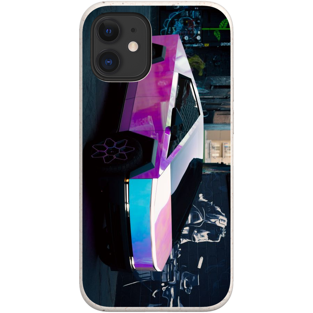 Multicolor Wrapped Tesla Cybertruck - Phone Cases