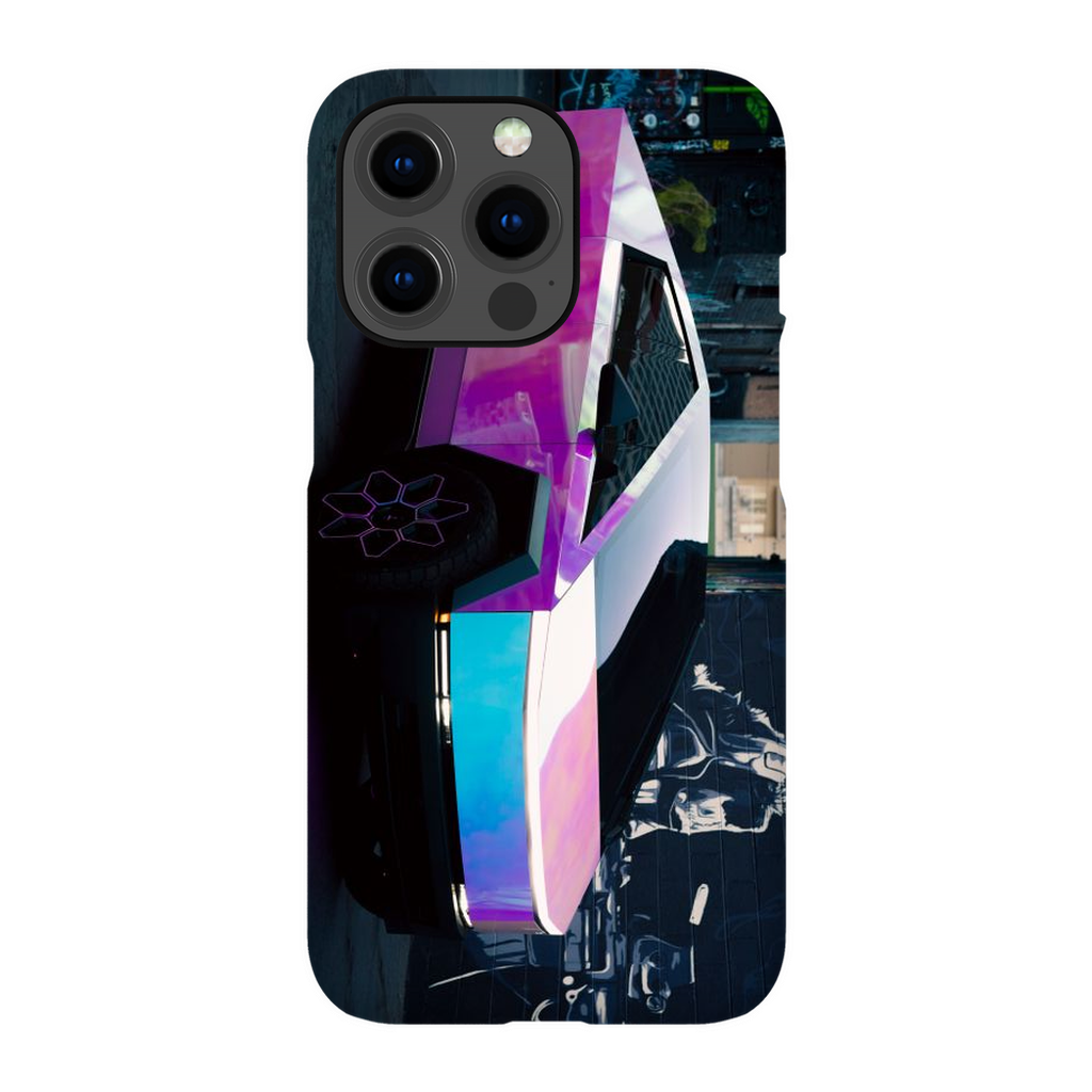 Multicolor Wrapped Tesla Cybertruck - Phone Cases