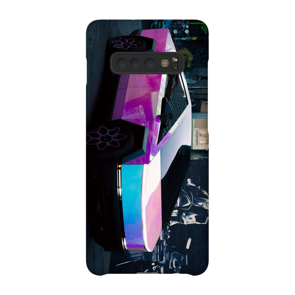 Multicolor Wrapped Tesla Cybertruck - Phone Cases