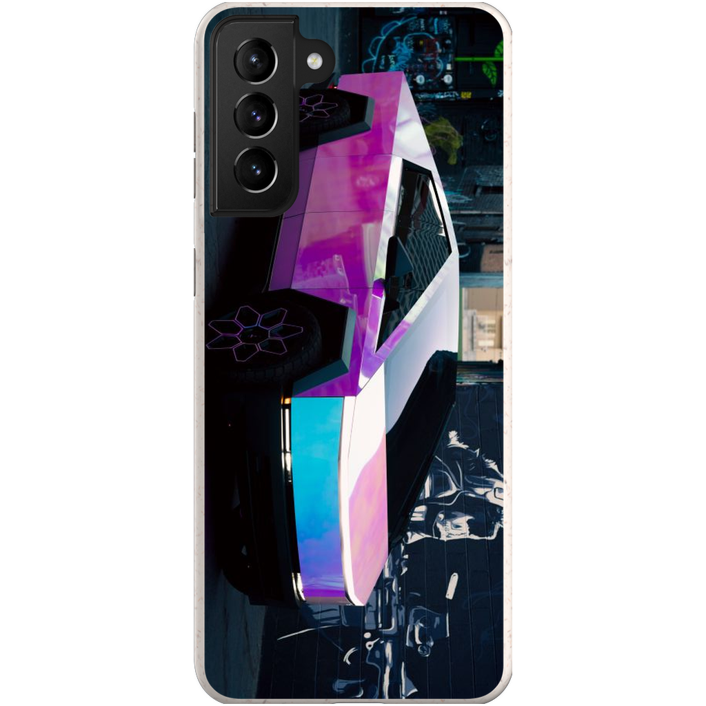 Multicolor Wrapped Tesla Cybertruck - Phone Cases