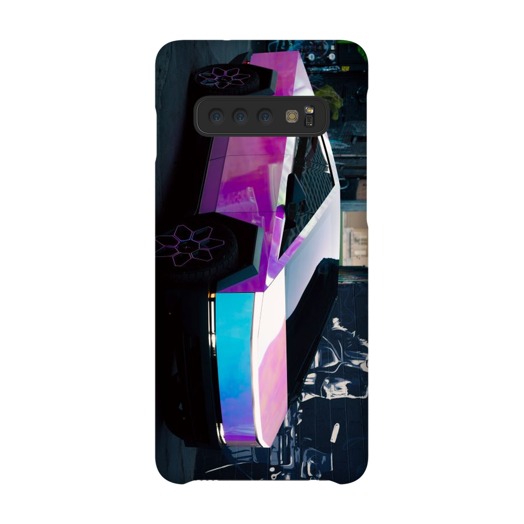 Multicolor Wrapped Tesla Cybertruck - Phone Cases