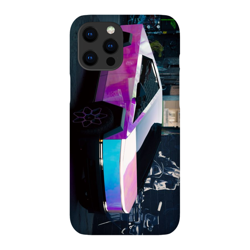 Multicolor Wrapped Tesla Cybertruck - Phone Cases