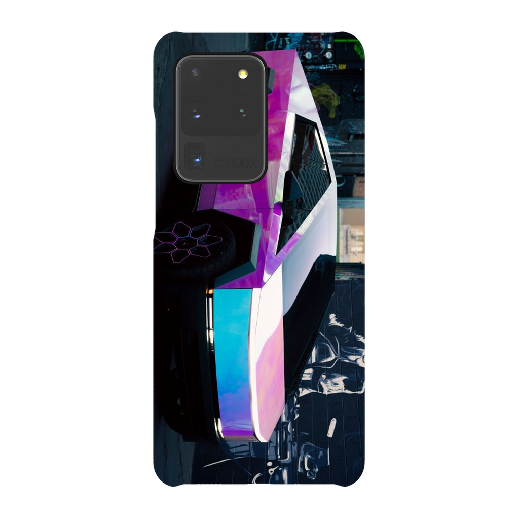 Multicolor Wrapped Tesla Cybertruck - Phone Cases