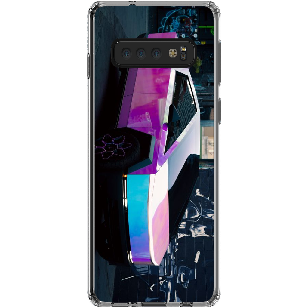 Multicolor Wrapped Tesla Cybertruck - Phone Cases