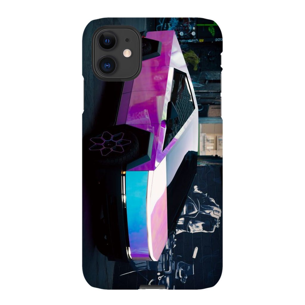 Multicolor Wrapped Tesla Cybertruck - Phone Cases