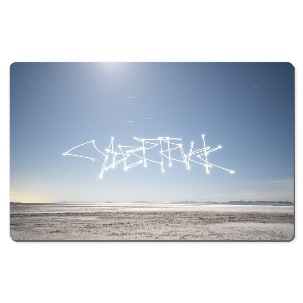 Uninhabited Salt Flats - Desk Mats