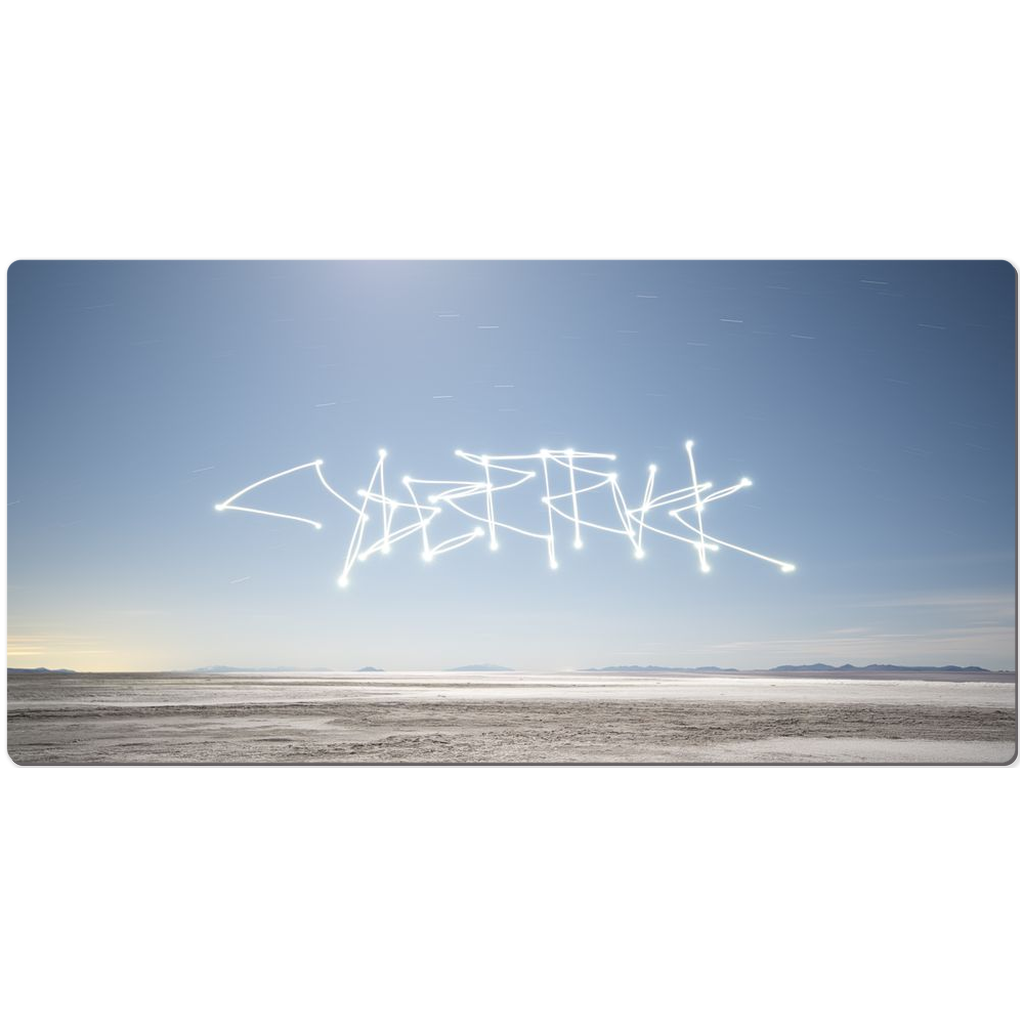Uninhabited Salt Flats - Desk Mats
